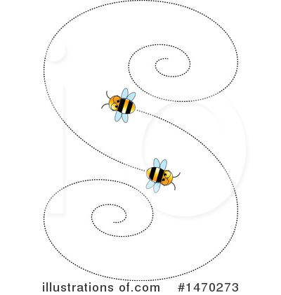 Royalty-Free (RF) Bee Clipart Illustration by Lal Perera - Stock Sample #1470273