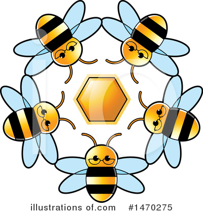 Bee Clipart #1470275 by Lal Perera