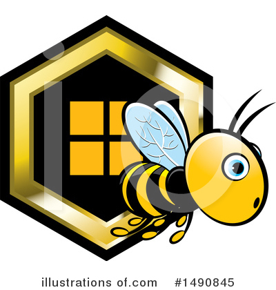 Bee Clipart #1490845 by Lal Perera