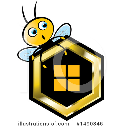Bee Clipart #1490846 by Lal Perera