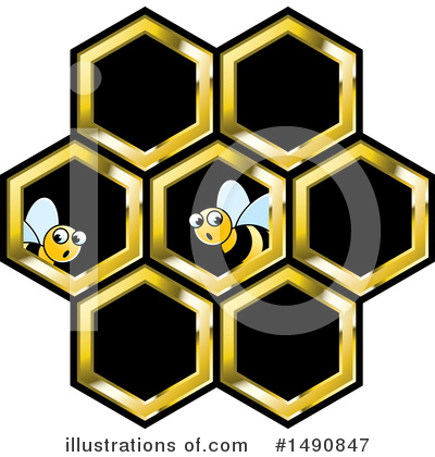 Bee Clipart #1490847 by Lal Perera