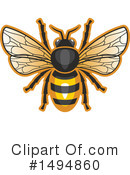 Bee Clipart #1494860 by Vector Tradition SM
