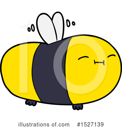 Royalty-Free (RF) Bee Clipart Illustration by lineartestpilot - Stock Sample #1527139