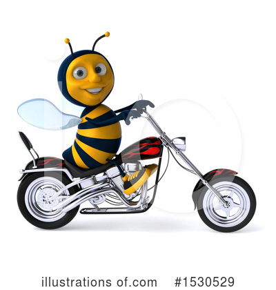 Male Bee Clipart #1530529 by Julos