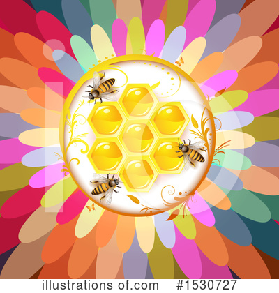 Royalty-Free (RF) Bee Clipart Illustration by merlinul - Stock Sample #1530727