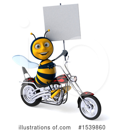 Royalty-Free (RF) Bee Clipart Illustration by Julos - Stock Sample #1539860