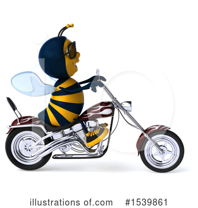 Royalty-Free (RF) Bee Clipart Illustration by Julos - Stock Sample #1539861