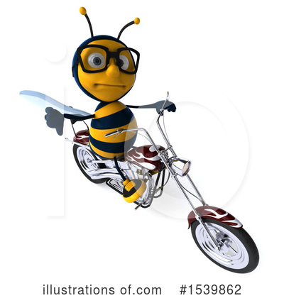 Royalty-Free (RF) Bee Clipart Illustration by Julos - Stock Sample #1539862