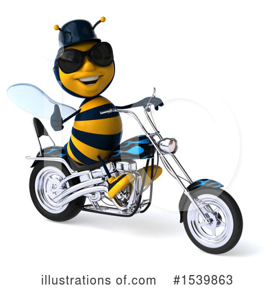Royalty-Free (RF) Bee Clipart Illustration by Julos - Stock Sample #1539863