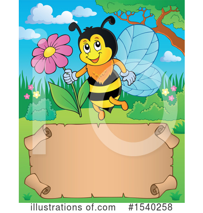 Bees Clipart #1540258 by visekart