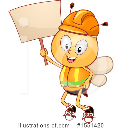 Royalty-Free (RF) Bee Clipart Illustration by BNP Design Studio - Stock Sample #1551420