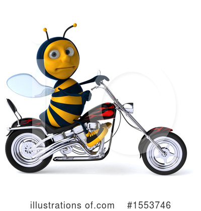 Royalty-Free (RF) Bee Clipart Illustration by Julos - Stock Sample #1553746