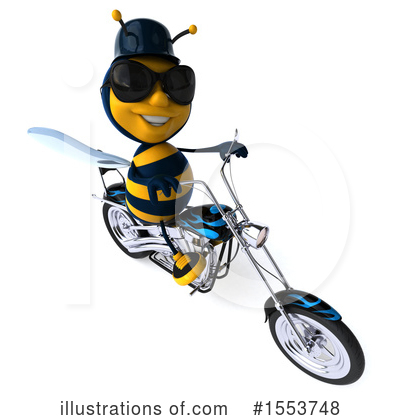 Royalty-Free (RF) Bee Clipart Illustration by Julos - Stock Sample #1553748