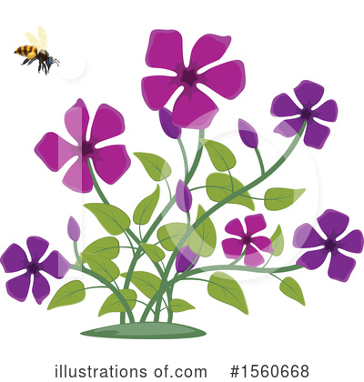 Bee Clipart #1560668 by Vector Tradition SM