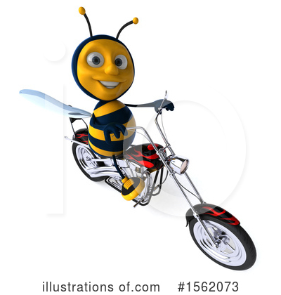Royalty-Free (RF) Bee Clipart Illustration by Julos - Stock Sample #1562073