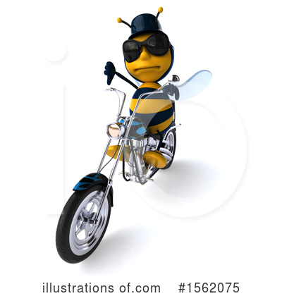 Royalty-Free (RF) Bee Clipart Illustration by Julos - Stock Sample #1562075
