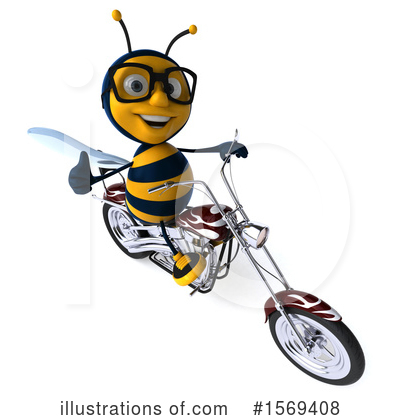 Royalty-Free (RF) Bee Clipart Illustration by Julos - Stock Sample #1569408