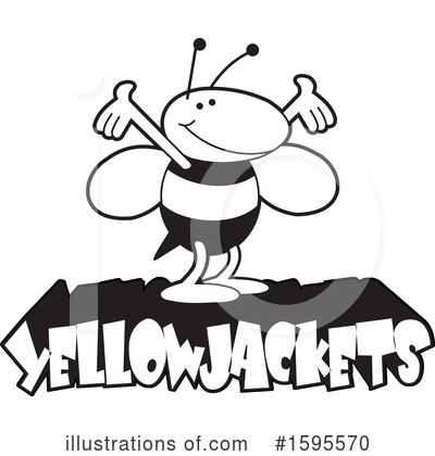 Royalty-Free (RF) Bee Clipart Illustration by Johnny Sajem - Stock Sample #1595570