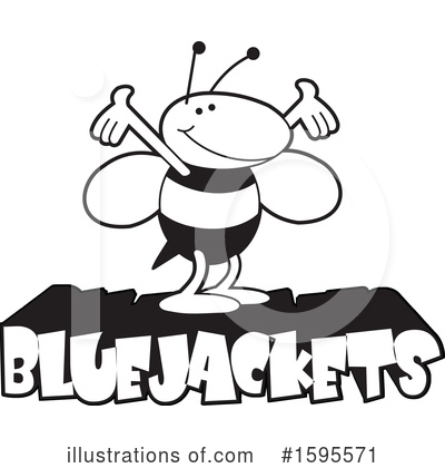 Royalty-Free (RF) Bee Clipart Illustration by Johnny Sajem - Stock Sample #1595571