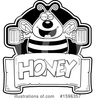 Royalty-Free (RF) Bee Clipart Illustration by Cory Thoman - Stock Sample #1596357