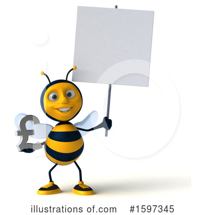 Royalty-Free (RF) Bee Clipart Illustration by Julos - Stock Sample #1597345