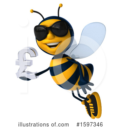 Royalty-Free (RF) Bee Clipart Illustration by Julos - Stock Sample #1597346