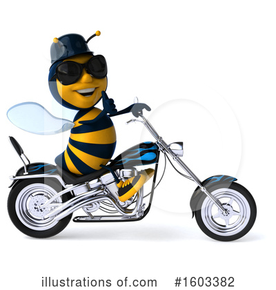 Royalty-Free (RF) Bee Clipart Illustration by Julos - Stock Sample #1603382
