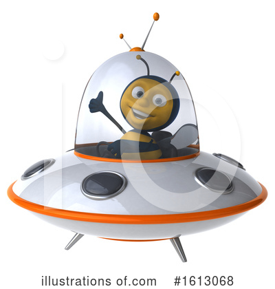 Royalty-Free (RF) Bee Clipart Illustration by Julos - Stock Sample #1613068