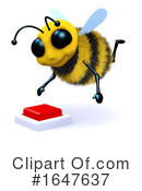 Bee Clipart #1647637 by Steve Young