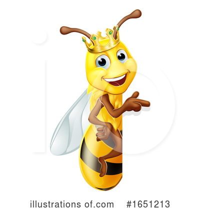 Royalty-Free (RF) Bee Clipart Illustration by AtStockIllustration - Stock Sample #1651213
