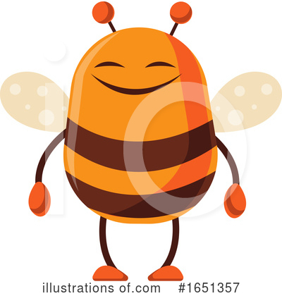 Royalty-Free (RF) Bee Clipart Illustration by Morphart Creations - Stock Sample #1651357