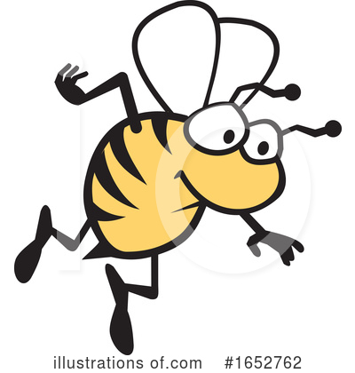 Royalty-Free (RF) Bee Clipart Illustration by Johnny Sajem - Stock Sample #1652762