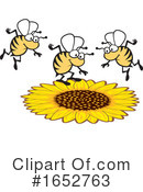 Bee Clipart #1652763 by Johnny Sajem