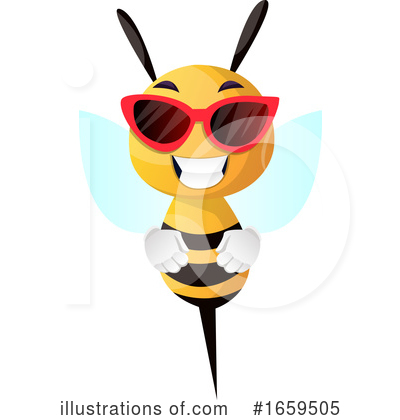Royalty-Free (RF) Bee Clipart Illustration by Morphart Creations - Stock Sample #1659505