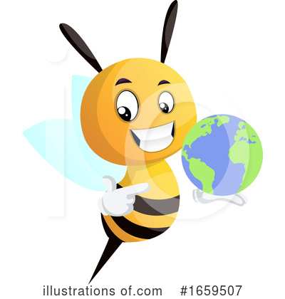 Royalty-Free (RF) Bee Clipart Illustration by Morphart Creations - Stock Sample #1659507