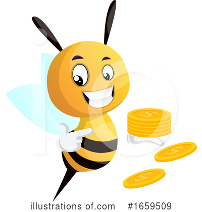 Royalty-Free (RF) Bee Clipart Illustration by Morphart Creations - Stock Sample #1659509