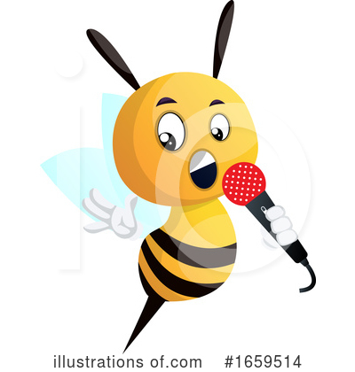 Royalty-Free (RF) Bee Clipart Illustration by Morphart Creations - Stock Sample #1659514