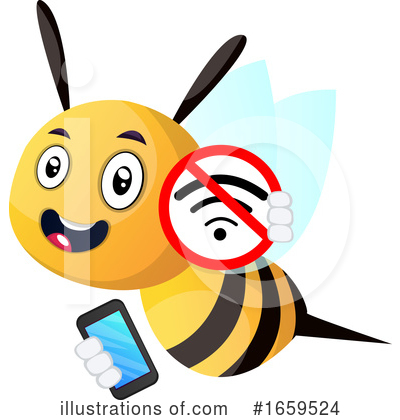 Royalty-Free (RF) Bee Clipart Illustration by Morphart Creations - Stock Sample #1659524