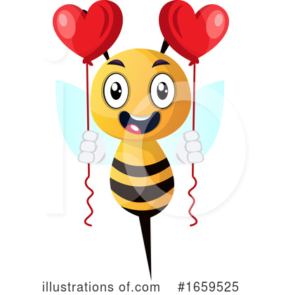 Royalty-Free (RF) Bee Clipart Illustration by Morphart Creations - Stock Sample #1659525