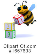 Bee Clipart #1667633 by Steve Young