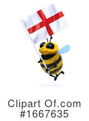 Bee Clipart #1667635 by Steve Young