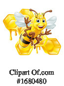 Bee Clipart #1680480 by AtStockIllustration