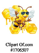 Bee Clipart #1706507 by AtStockIllustration