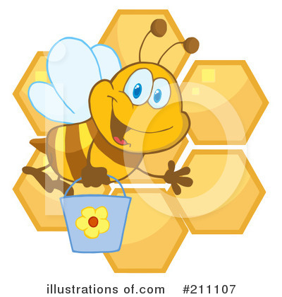 Honey Bee Clipart #211107 by Hit Toon