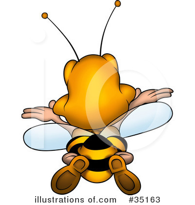Royalty-Free (RF) Bee Clipart Illustration by dero - Stock Sample #35163