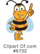 Bee Clipart #6732 by Mascot Junction