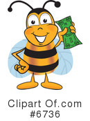 Bee Clipart #6736 by Mascot Junction