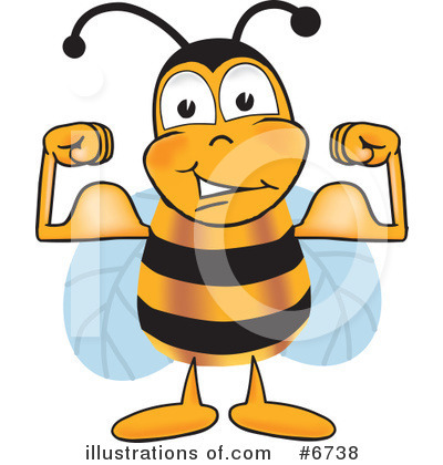 Bee Clipart #6738 by Toons4Biz