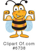 Bee Clipart #6738 by Mascot Junction