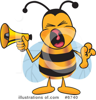 Bee Clipart #6740 by Toons4Biz